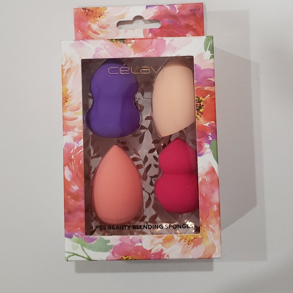 Celavi Beauty Blending Sponge Set of 4 Pieces